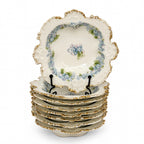 Set of Eight Antique Haviland Limoges Porcelain Butter Pats, 1900 — image 5
