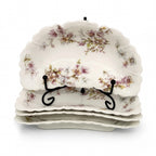 Haviland Limoges Rose Floral Scalloped Porcelain Dishes Set of Four — image 2