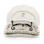 Haviland Limoges Rose Floral Scalloped Porcelain Dishes Set of Four — image 3
