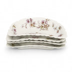 Haviland Limoges Rose Floral Scalloped Porcelain Dishes Set of Four — image 4