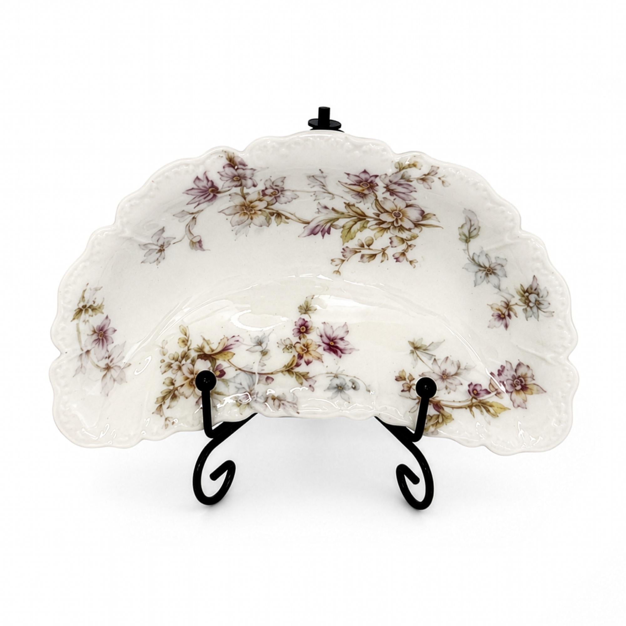 Haviland Limoges Rose Floral Scalloped Porcelain Dishes Set of Four — image 6