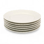 Haviland Limoges Ranson Set of 6 Antique White Porcelain Dinner Plates — image 2
