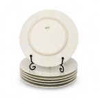 Haviland Limoges Ranson Set of 6 Antique White Porcelain Dinner Plates — image 4