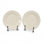 Haviland Limoges Ranson Set of 6 Antique White Porcelain Dinner Plates — image 5