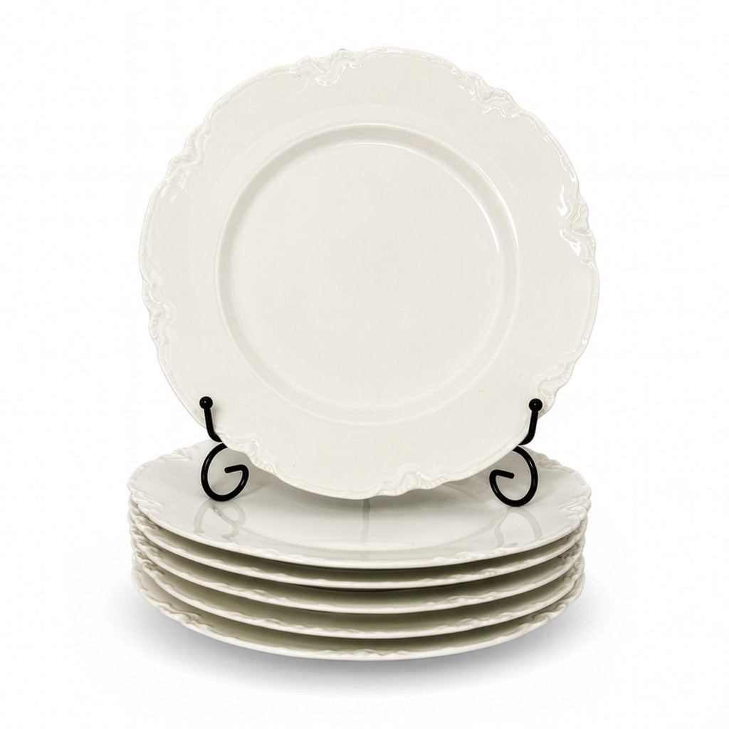 Haviland Limoges Ranson White Porcelain Bread and Butter Plates Set — image 3