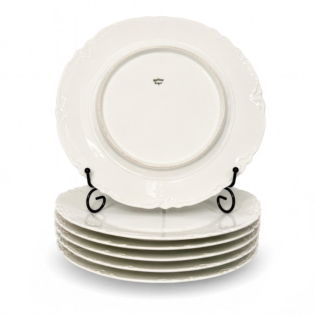 Haviland Limoges Ranson White Porcelain Bread and Butter Plates Set — image 4