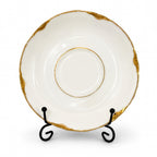 Haviland Limoges Ranson Porcelain Cup and Saucer Set, Gold Trim — image 4
