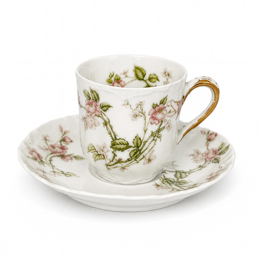 Haviland Limoges Porcelain Demitasse Cups and Saucers, Set of 6 — image 3