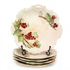 Antique Limoges Porcelain Dessert Service, Hand-Painted, 1900 — image 5