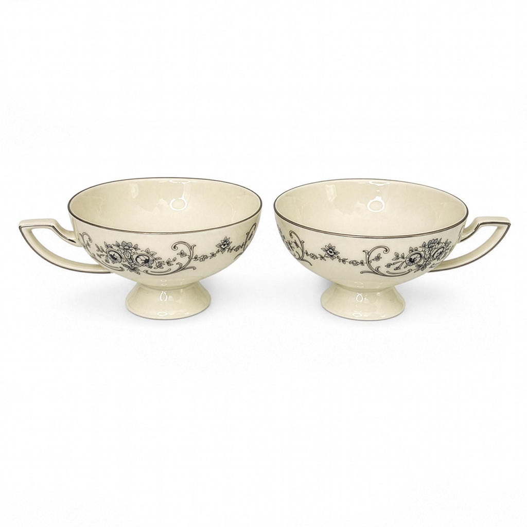 Johann Haviland Rhineland Footed Tea Cups Set of Six, Bavaria — image 3