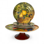 Rochard Limoges Fruit Dessert Service & Porcelain Cake Stand Set — image 7