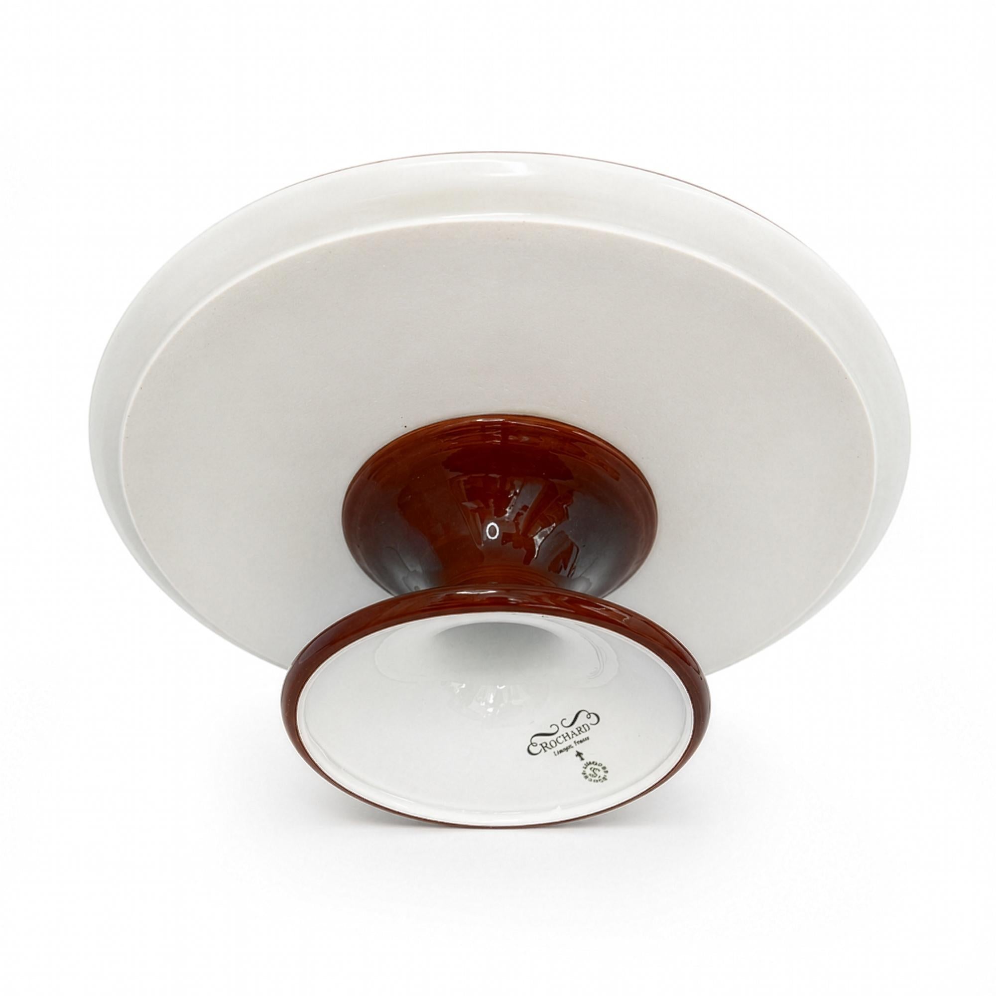 Rochard Limoges Fruit Dessert Service & Porcelain Cake Stand Set — image 10