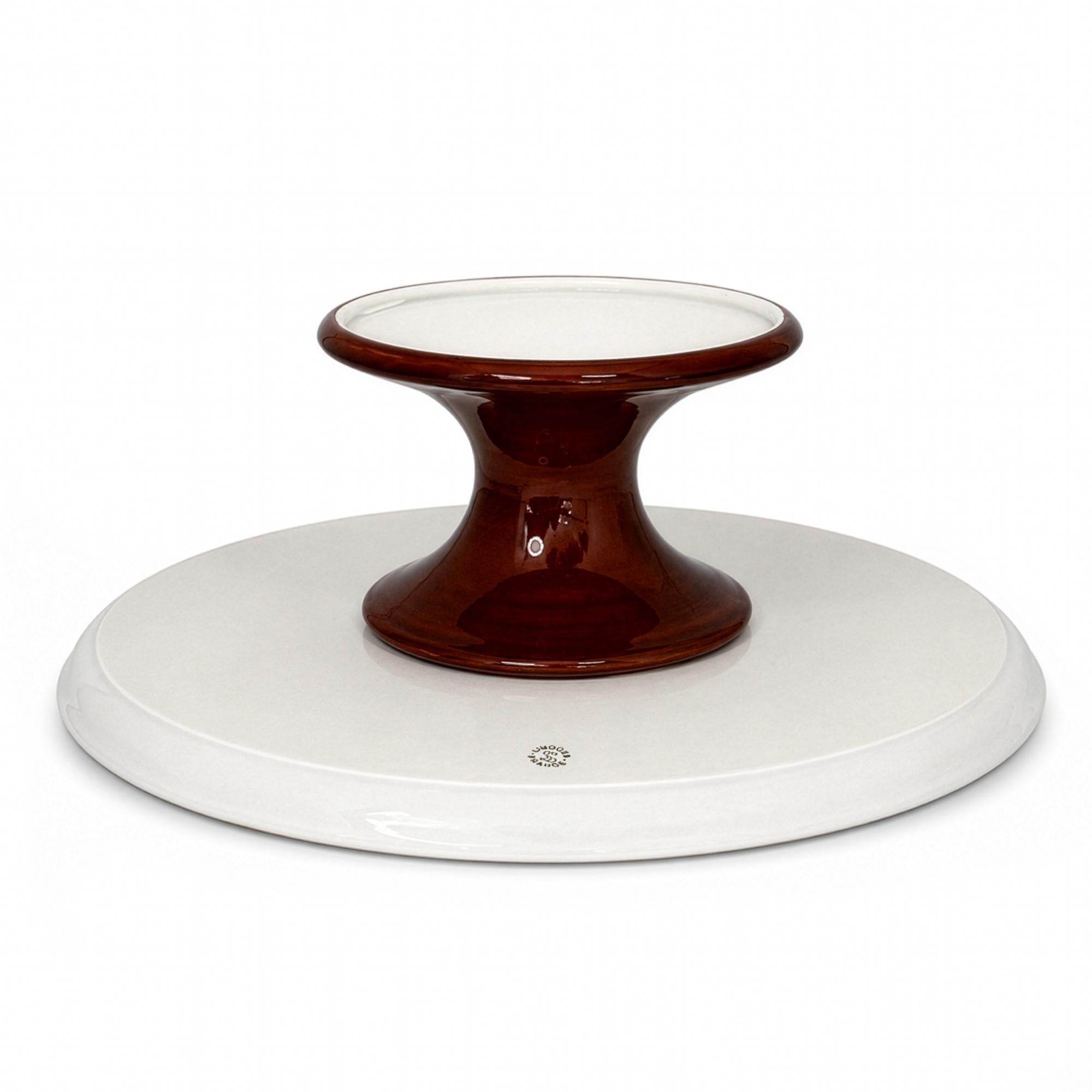 Rochard Limoges Fruit Dessert Service & Porcelain Cake Stand Set — image 11