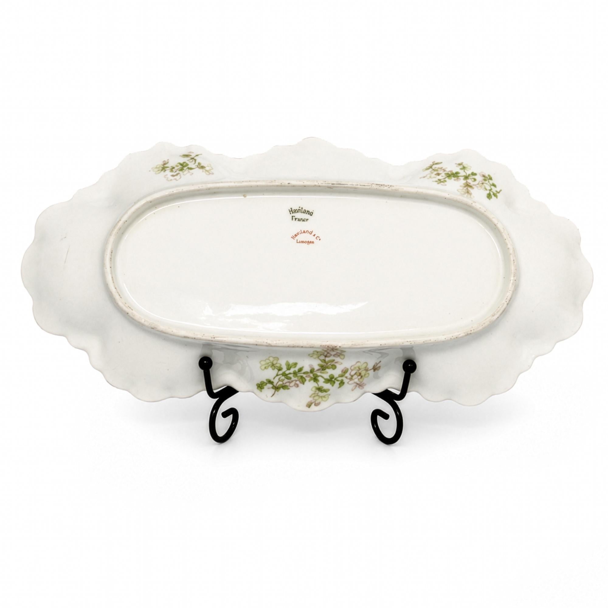 Haviland Limoges Montebello Floral Serving Dishes, Porcelain, France — image 3