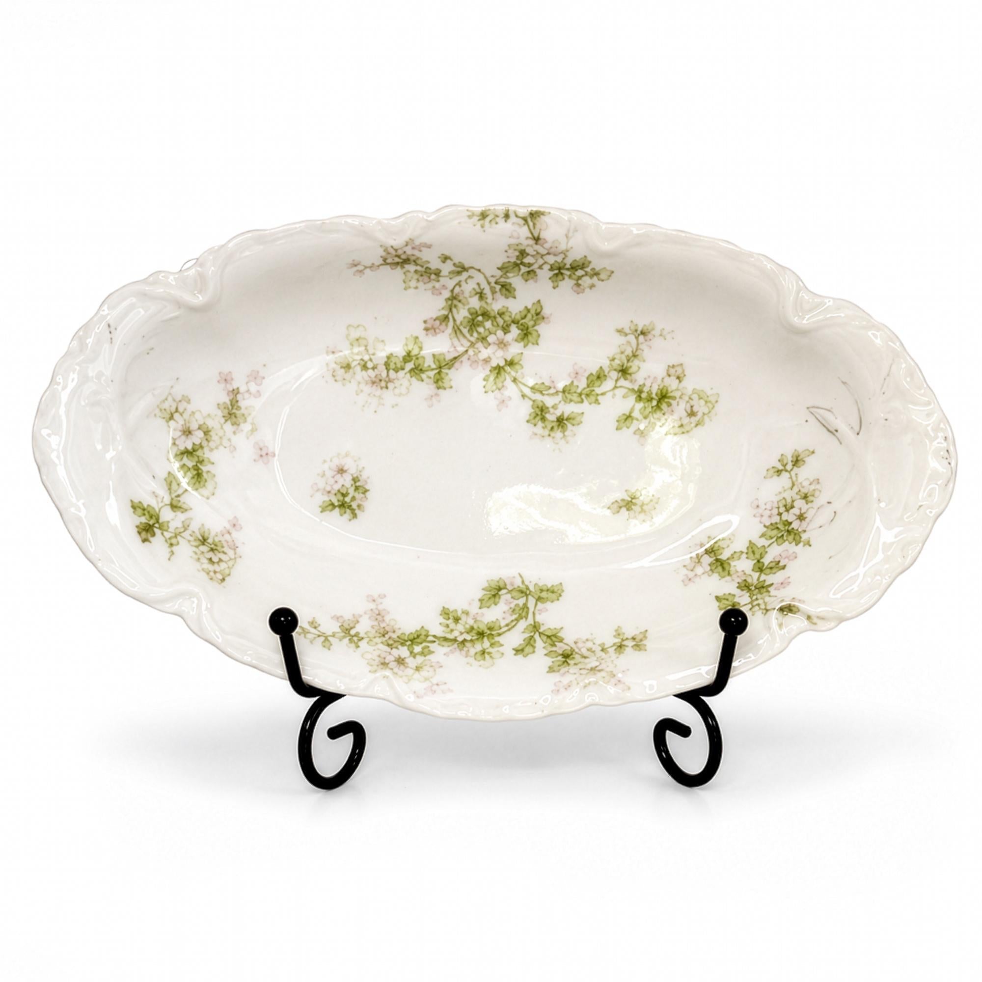 Haviland Limoges Montebello Floral Serving Dishes, Porcelain, France — image 4