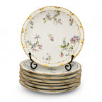 Haviland Limoges Floral Porcelain Plates Set of Eight, France, 1888 — image 2