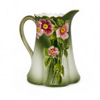 Antique French Pitcher by Keller and Guérin, Les Roses Pattern, 1910 — image 4