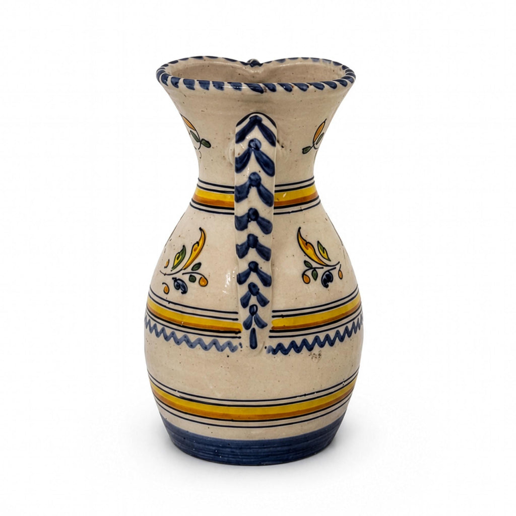 Vintage Hand-Painted Faience Pitcher from Talavera, Spain, 1970s — image 9