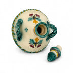 Vintage Hand-Painted Spanish Ceramic Decanter and Goblet Set, 1970 — image 5