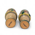 Vintage Hand-Painted Spanish Ceramic Decanter and Goblet Set, 1970 — image 9