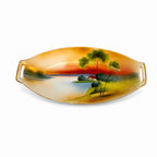 Antique Noritake Seven-Piece Hand-Painted Tsukemono Serving Set, Japan — image 3