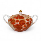 Vintage Japanese Hand-Painted Porcelain Tea Set with Floral Motif — image 4