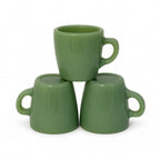 Set of Six Vintage Fire-King Jadeite Coffee Mugs, 1940s — image 8