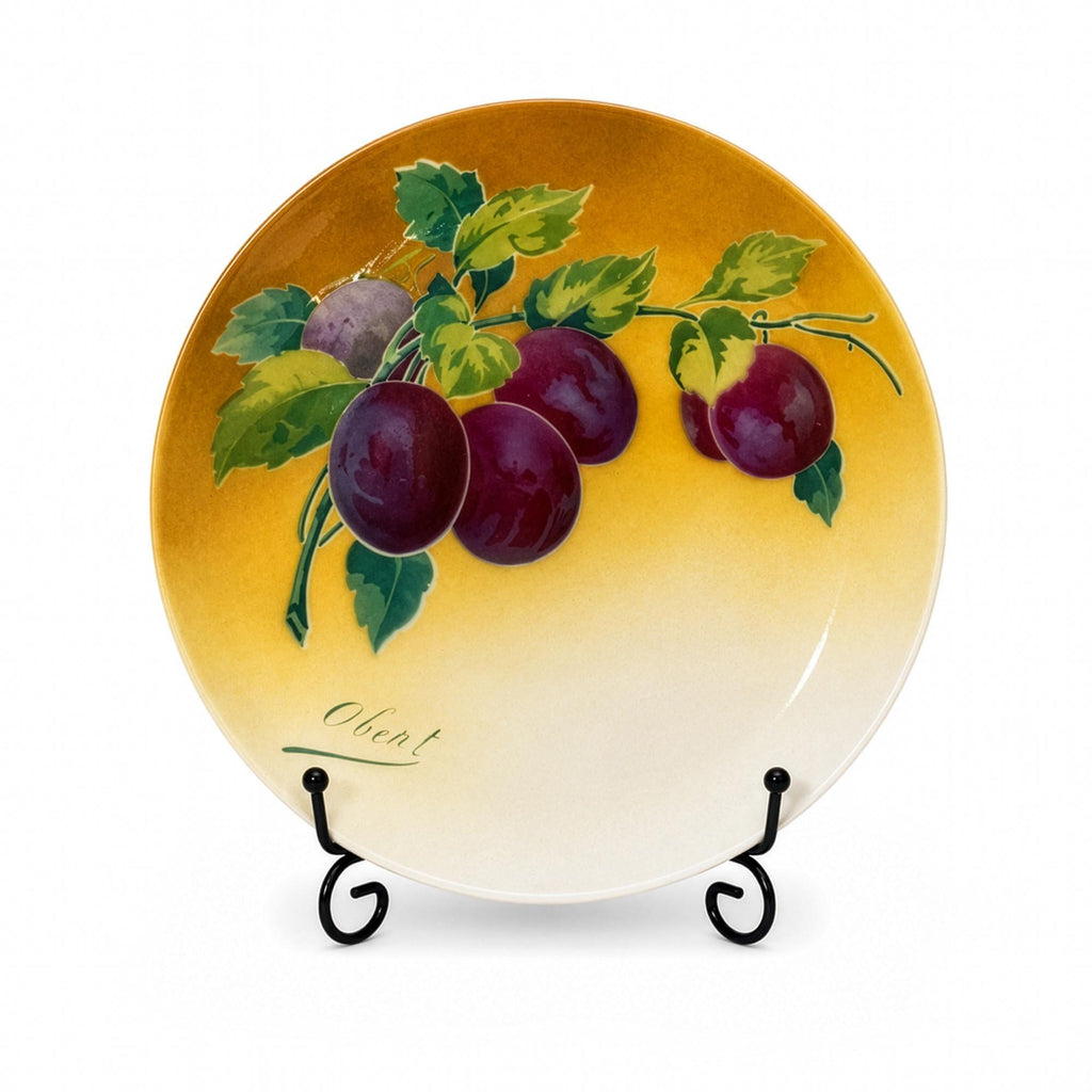 Antique Keller & Guérin Lunéville Faience Plates Set, Obert, 1900 — image 9