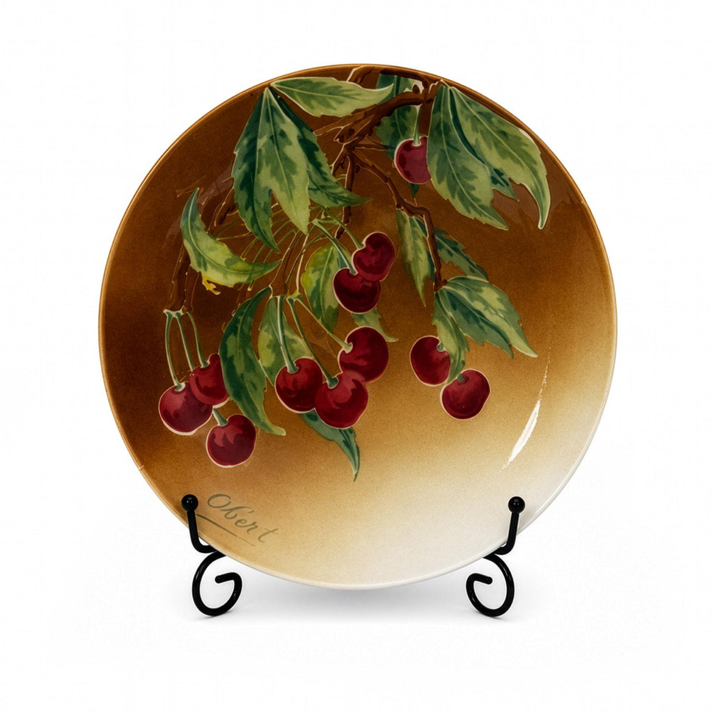 Antique Keller & Guérin Lunéville Faience Plates Set, Obert, 1900 — image 10