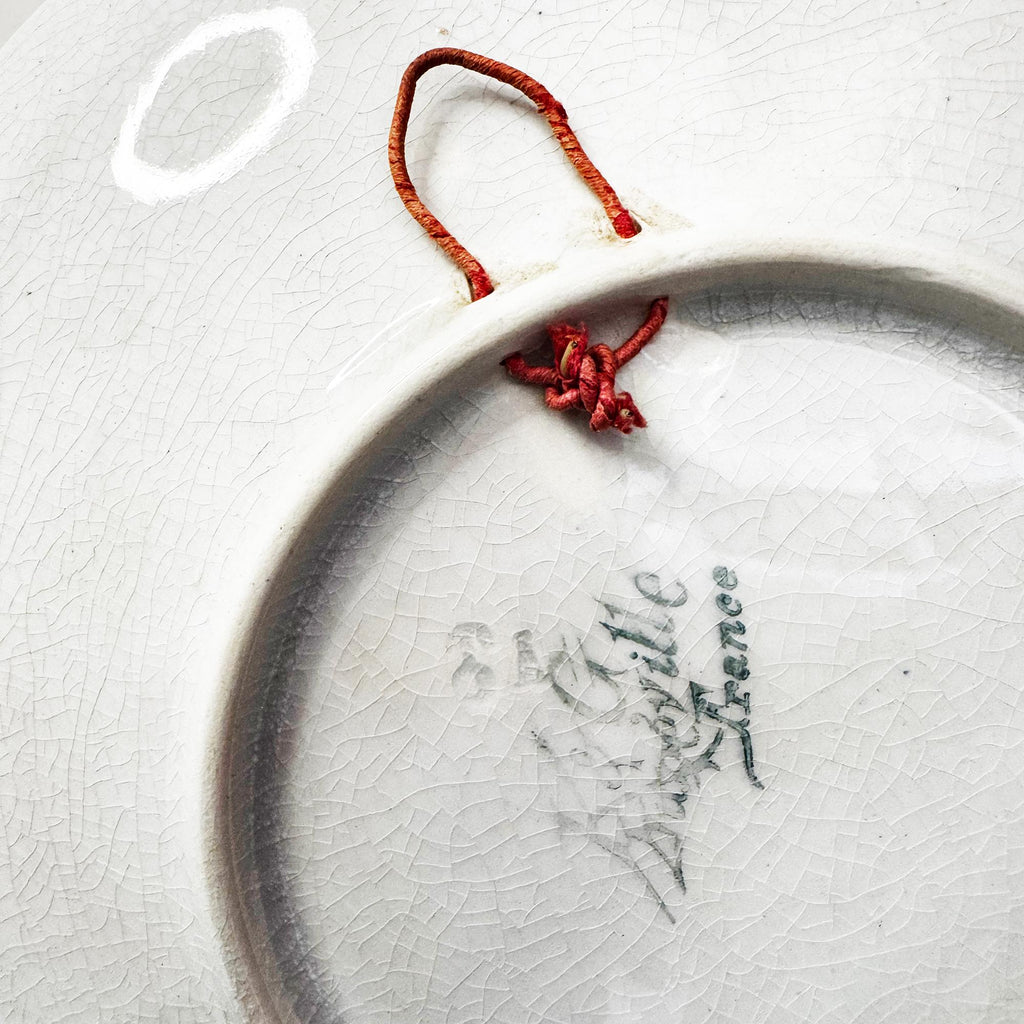 Antique Keller & Guérin Lunéville Faience Plates Set, Obert, 1900 — image 12
