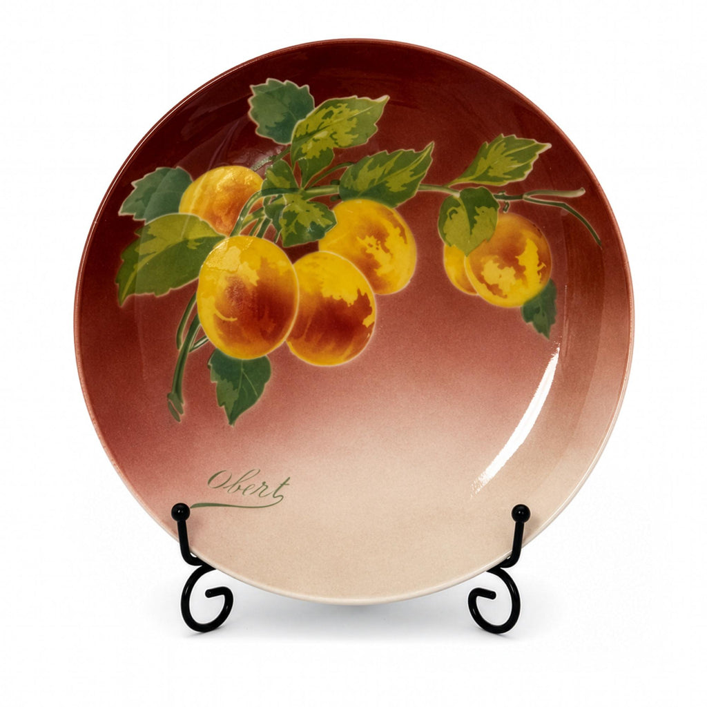Antique Keller & Guérin Lunéville Faience Plates Set, Obert, 1900 — image 13