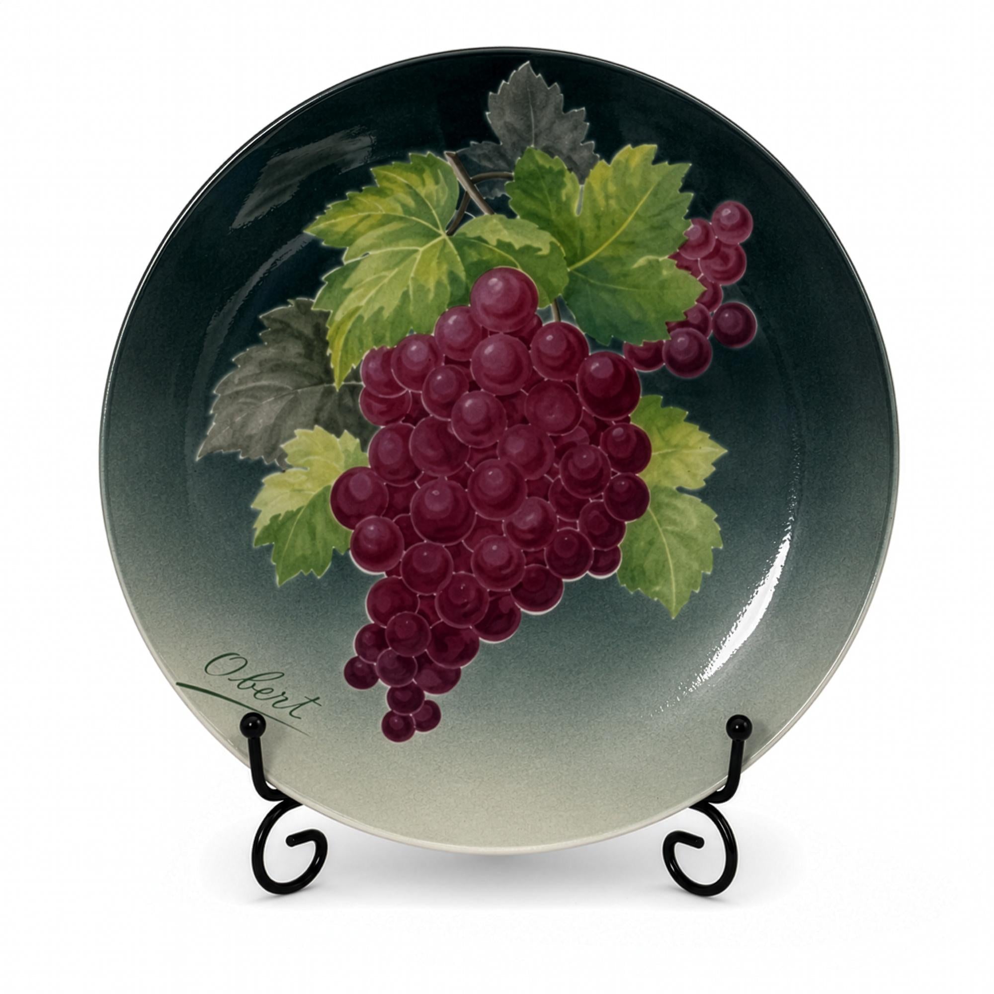 Antique Keller & Guérin Lunéville Faience Plates Set, Obert, 1900 — image 15