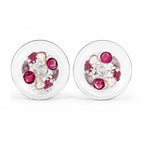 Vintage Westmoreland Della Robbia Ruby Flashed Glass Candlesticks — image 5