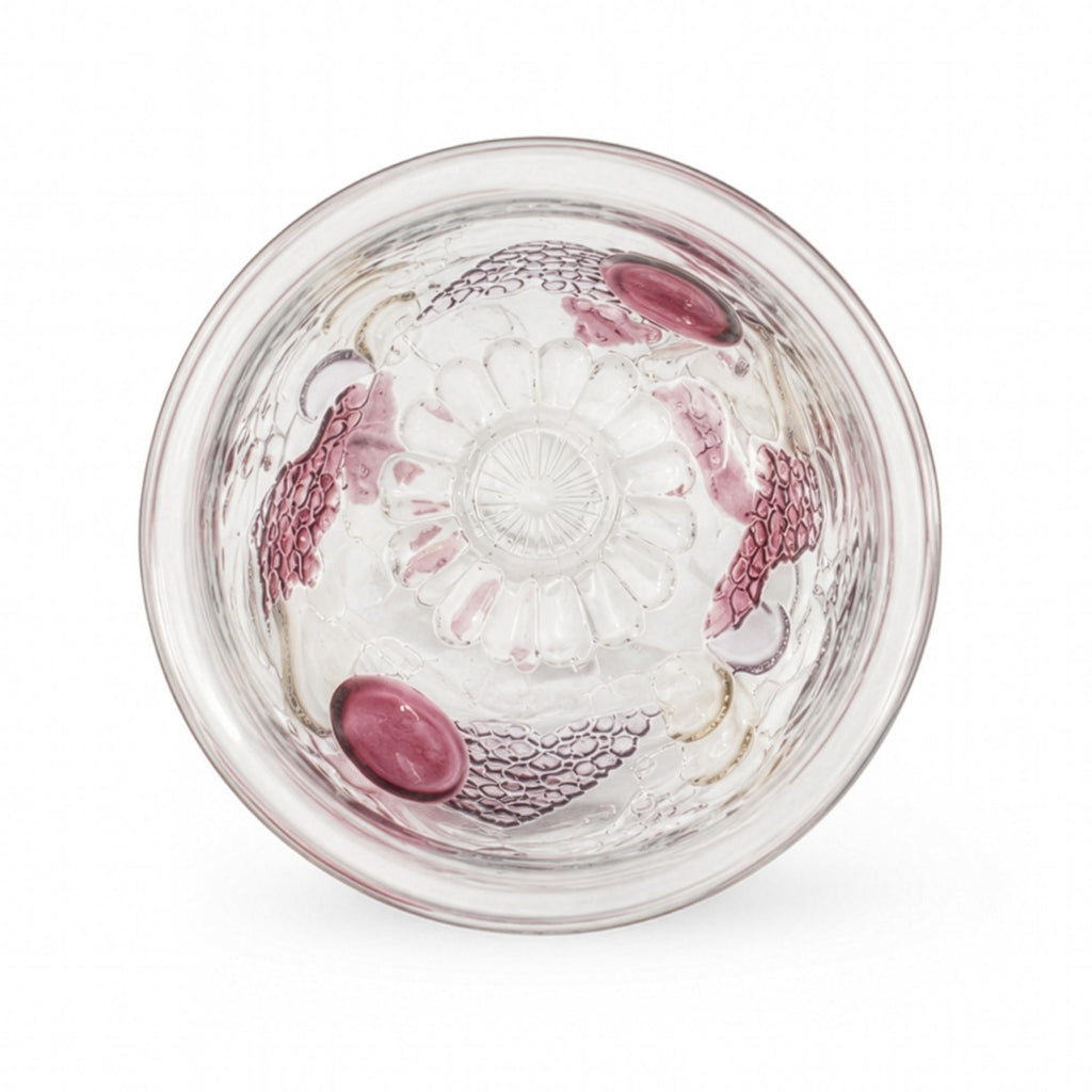 Vintage Westmoreland Della Robbia Sherbet Cups Set, Ruby Glass, 1960 — image 8
