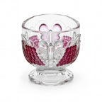 Vintage Westmoreland Della Robbia Ruby Flashed Glass Creamer and Sugar Set — image 4