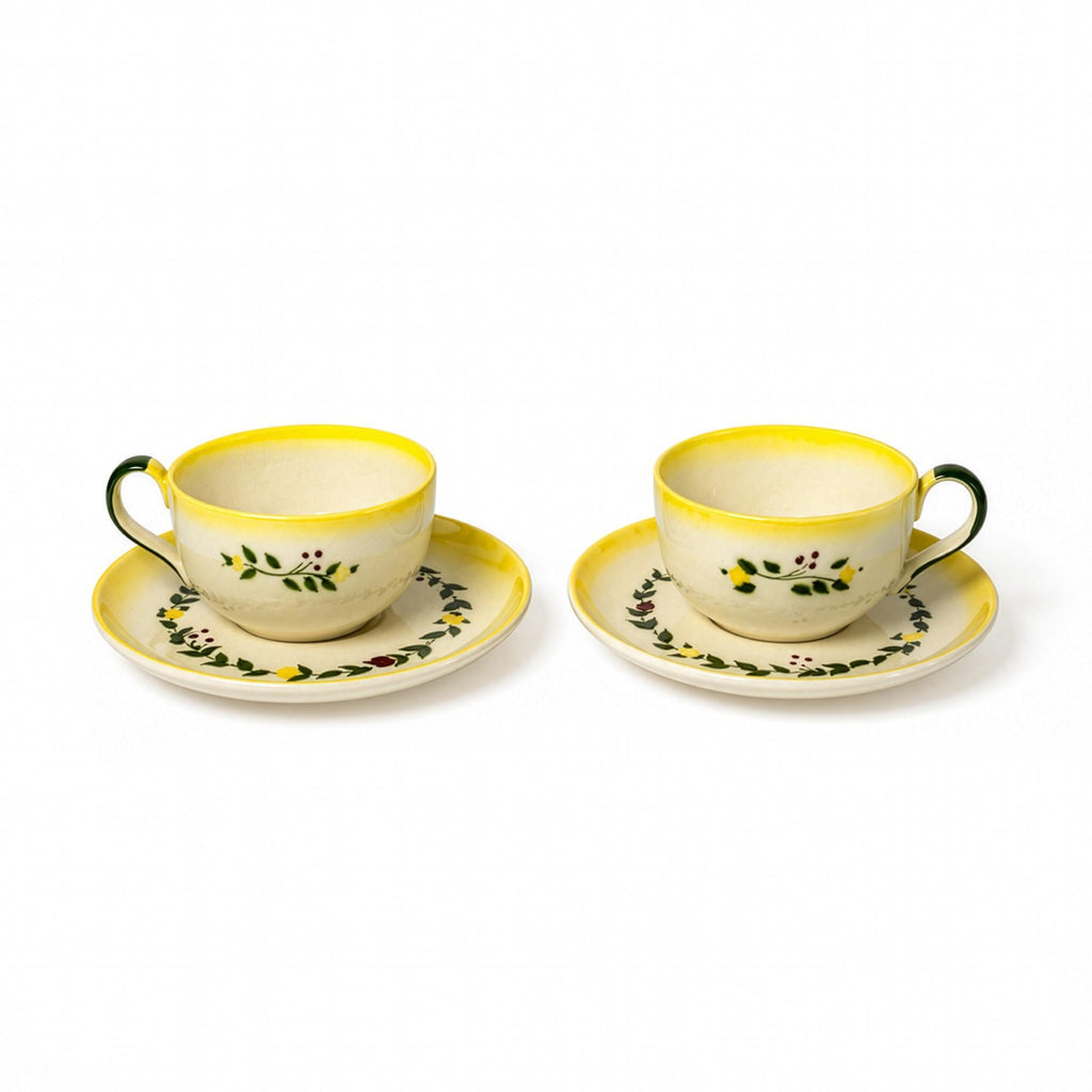 Brock of California Vintage 1950s Yellow Farmhouse Table Set, 7 Pieces — image 2