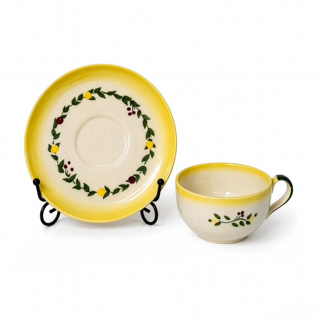 Brock of California Vintage 1950s Yellow Farmhouse Table Set, 7 Pieces — image 4