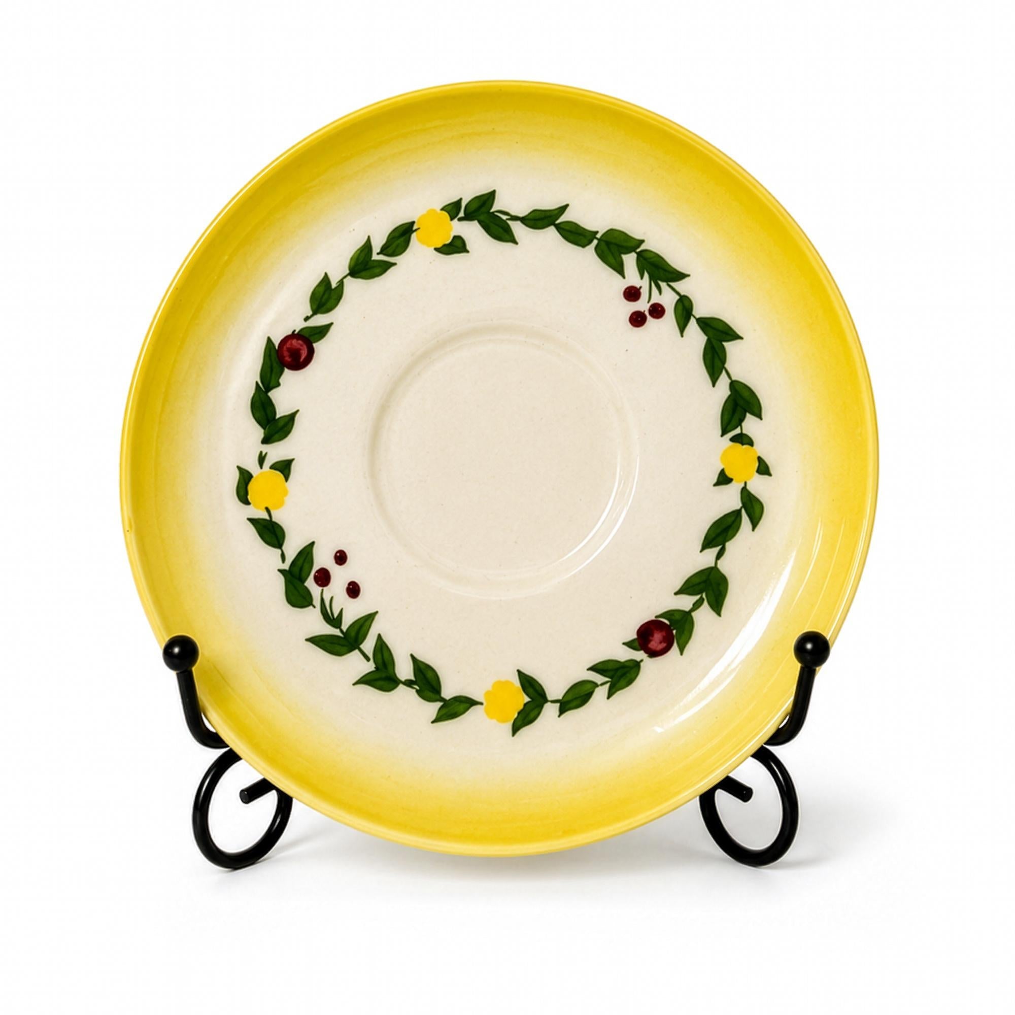 Brock of California Vintage 1950s Yellow Farmhouse Table Set, 7 Pieces — image 5