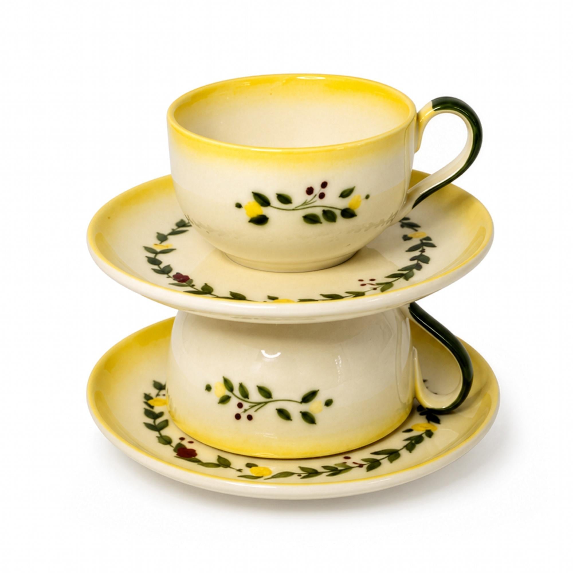 Brock of California Vintage 1950s Yellow Farmhouse Table Set, 7 Pieces — image 7