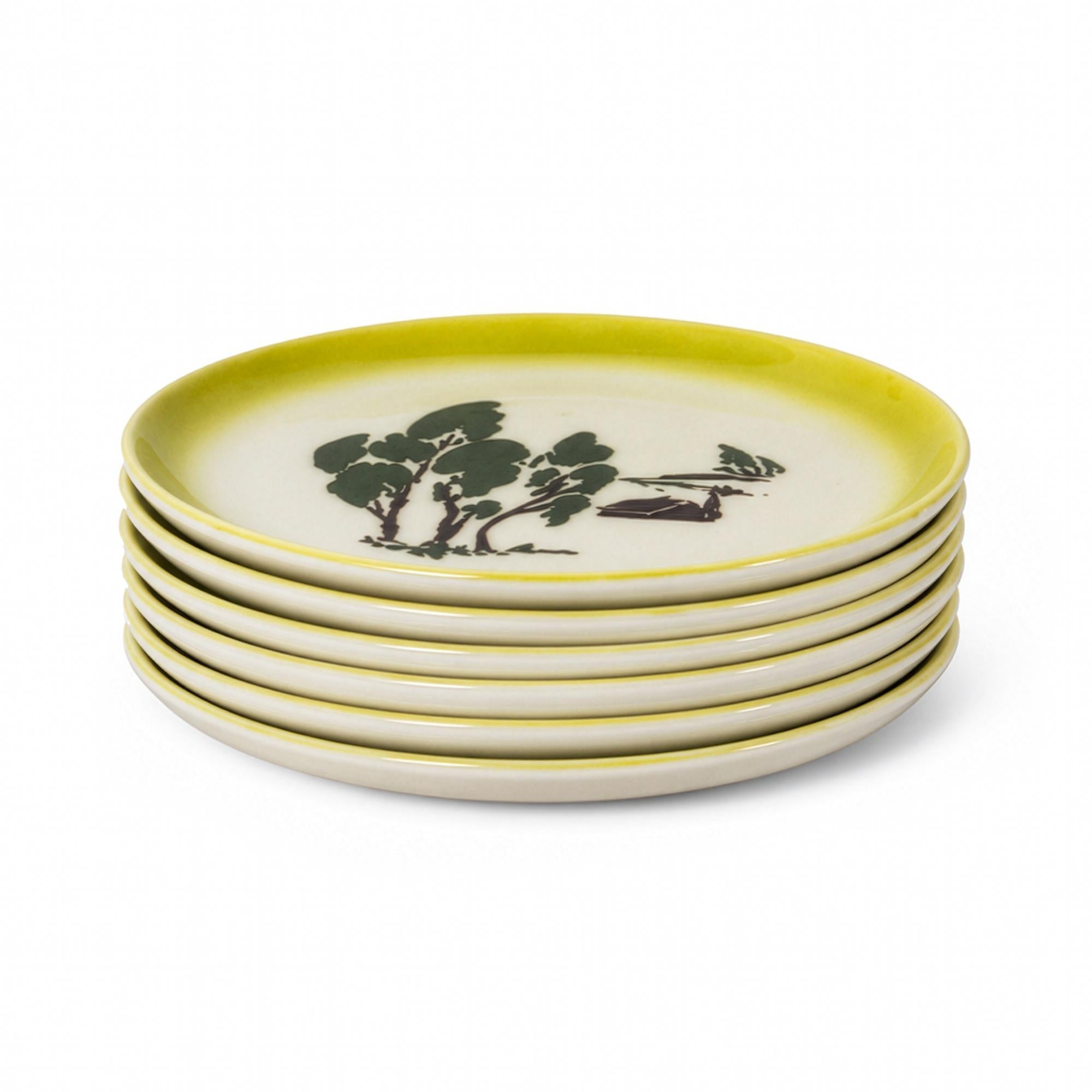 Vintage Brock of California Farmhouse Bread and Butter Plates Set — image 2