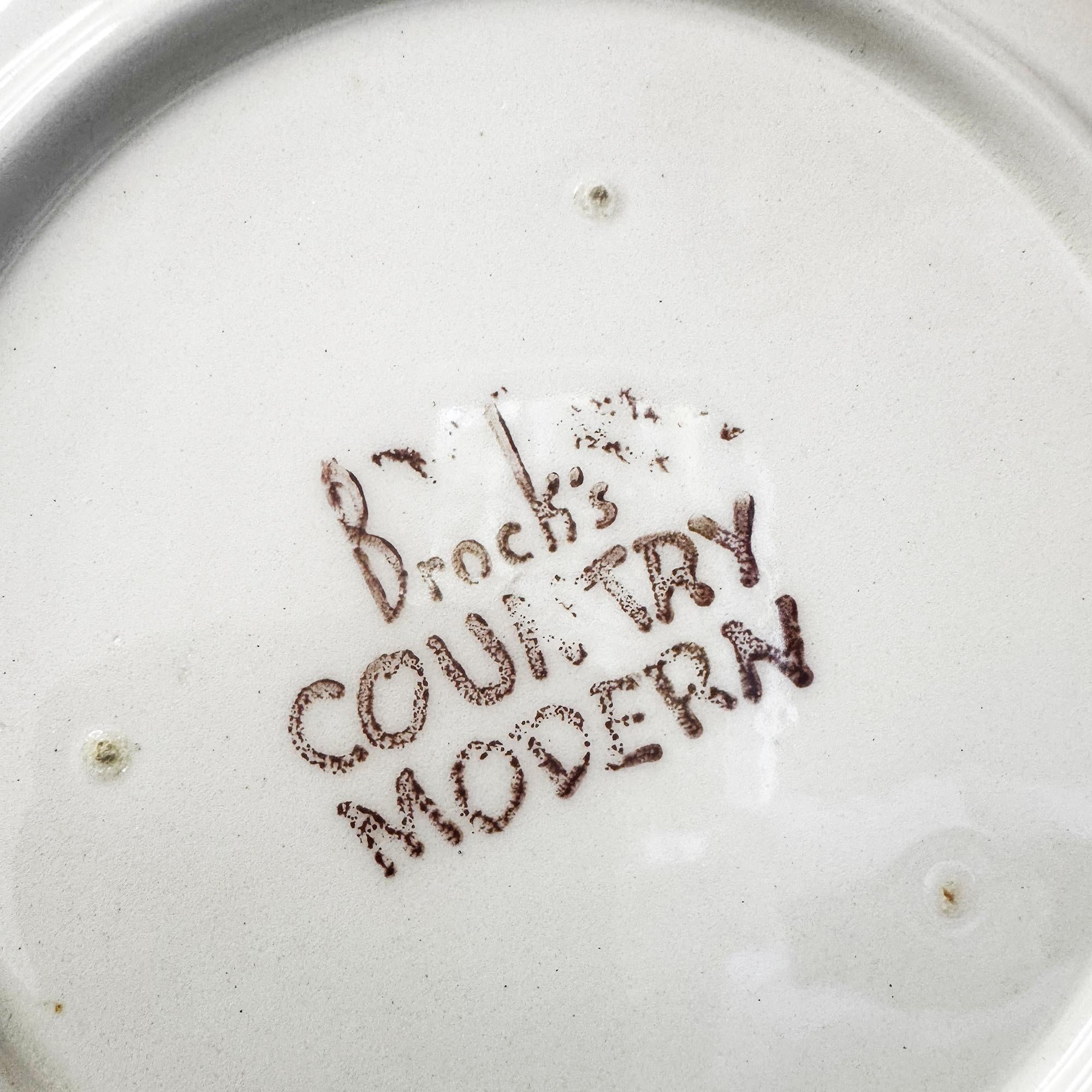 Vintage Brock of California Farmhouse Bread and Butter Plates Set — image 6