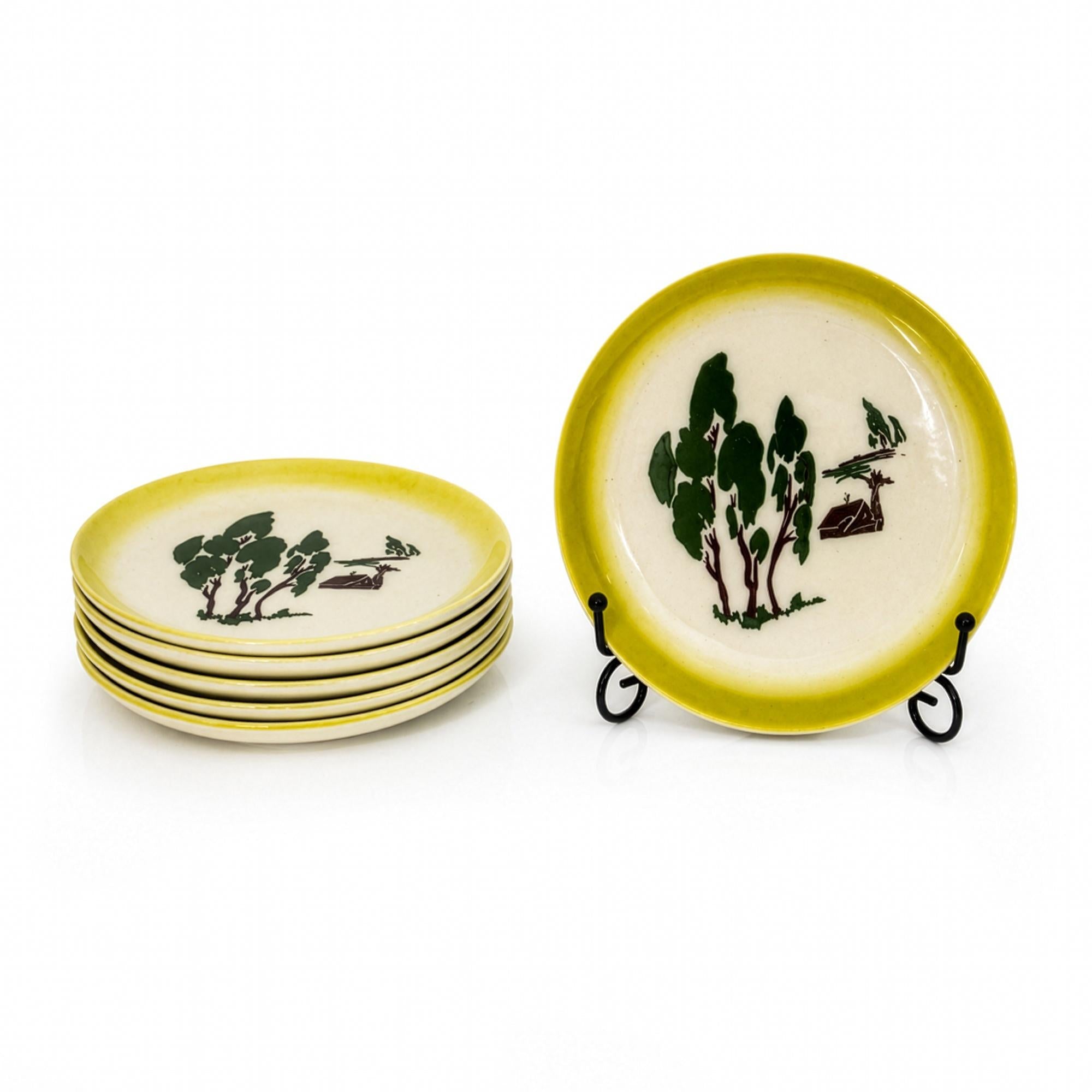 Vintage Brock of California Farmhouse Bread and Butter Plates Set — image 7