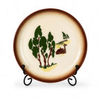 Set of Six Vintage Brock of California Snack Plates, Farmhouse Style — image 2
