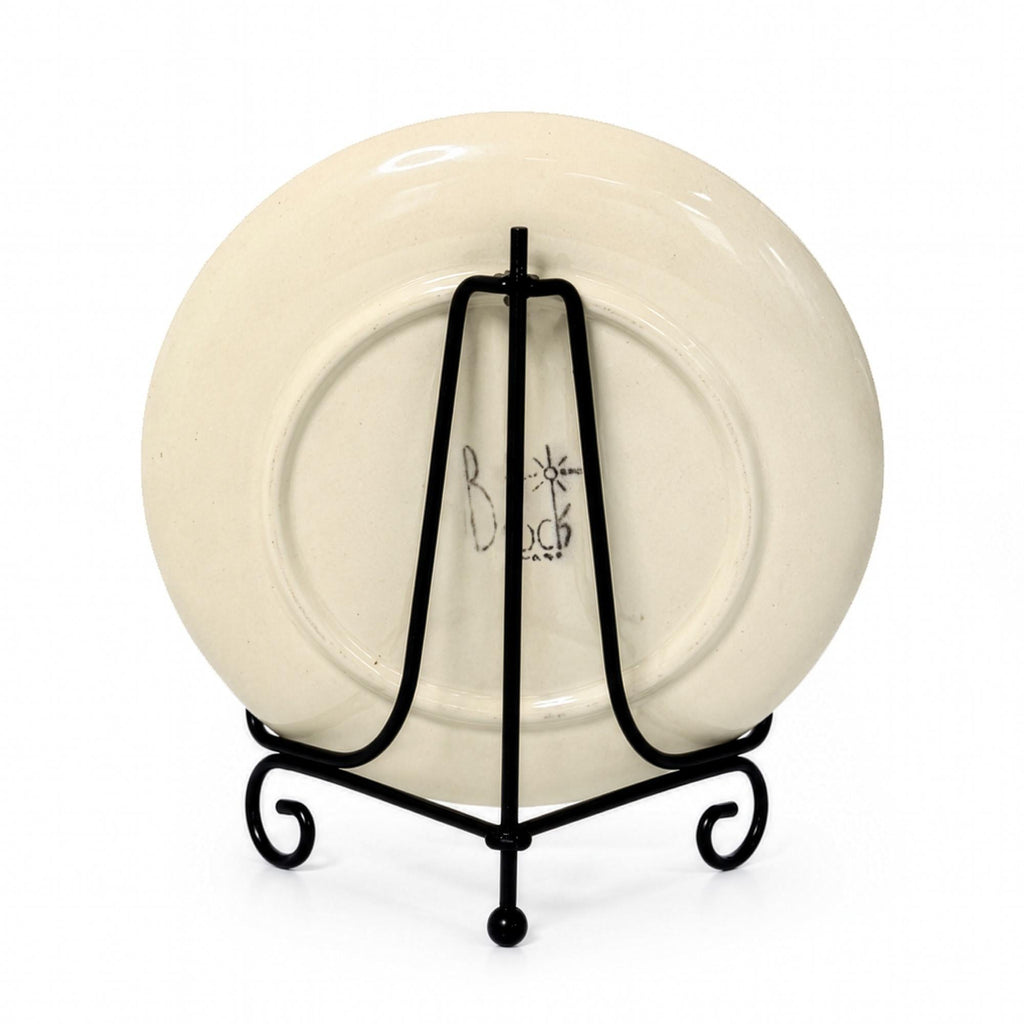 Set of Six Vintage Brock of California Snack Plates, Farmhouse Style — image 3