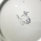 Set of Six Vintage Brock of California Snack Plates, Farmhouse Style — image 4