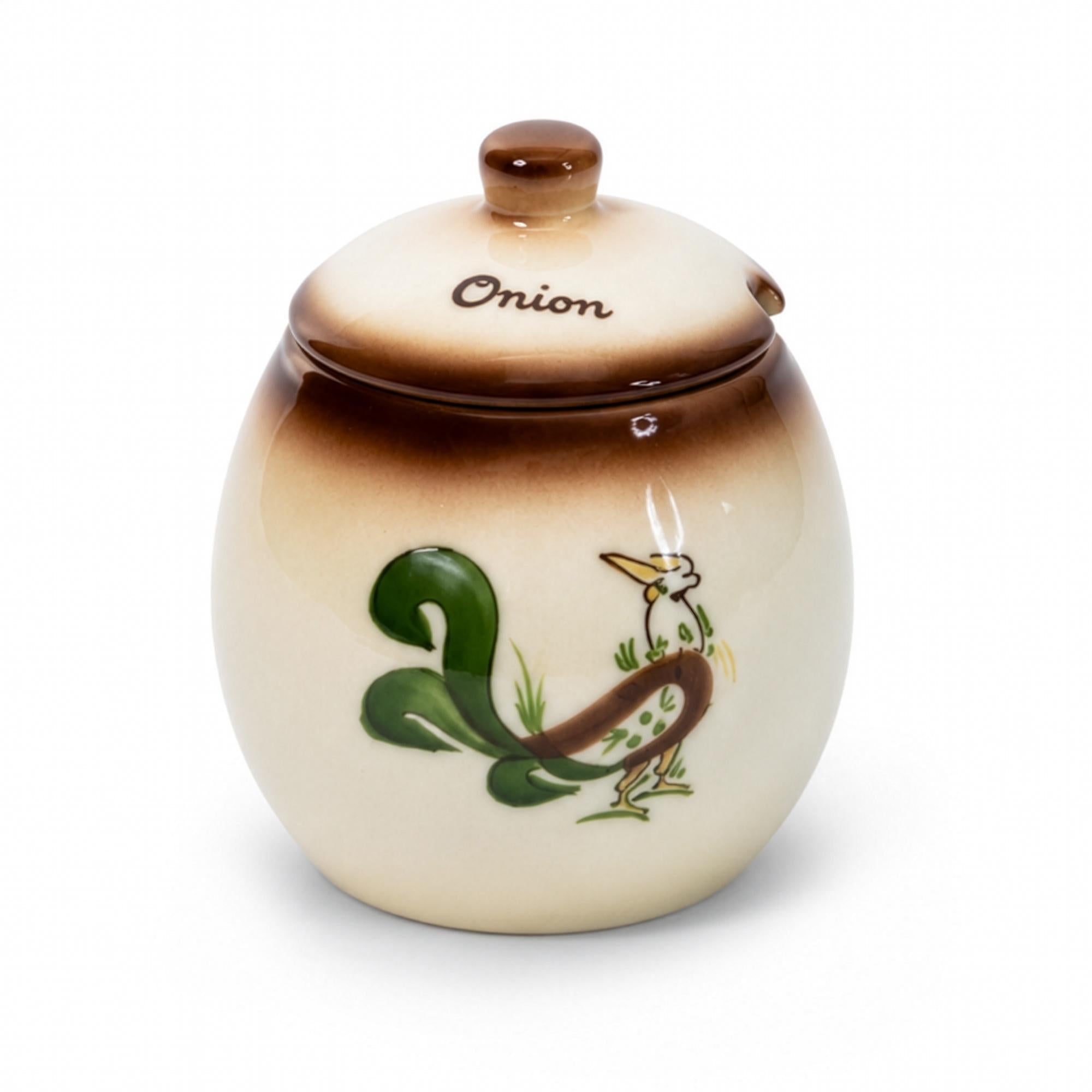 Vintage Brock of California Chanticleer Ceramic Condiment Jar Set — image 11