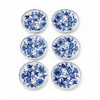 Set of 6 Vintage Meissen Blue Onion Butter Pats, Cobalt Porcelain — image 2