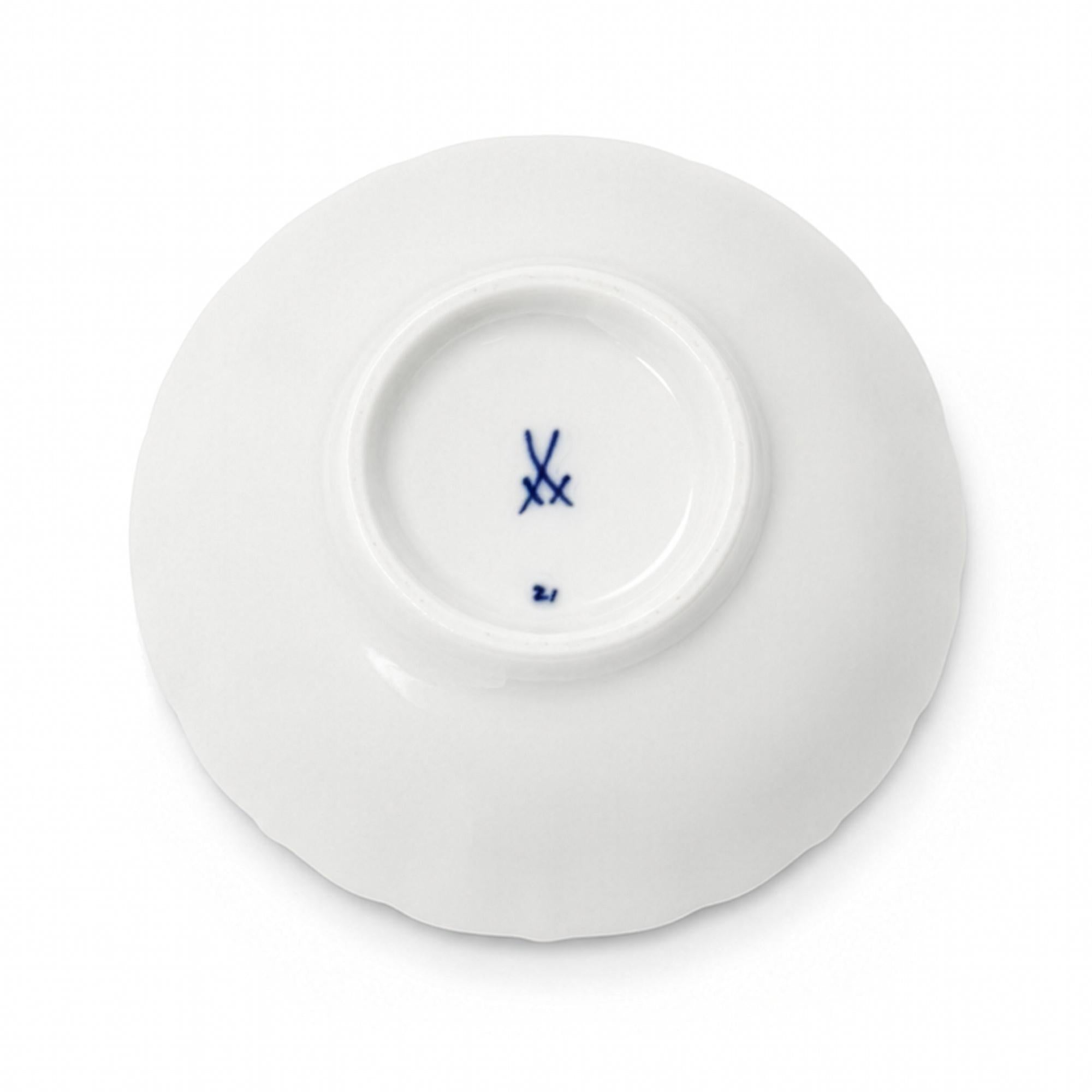 Set of 6 Vintage Meissen Blue Onion Butter Pats, Cobalt Porcelain — image 7