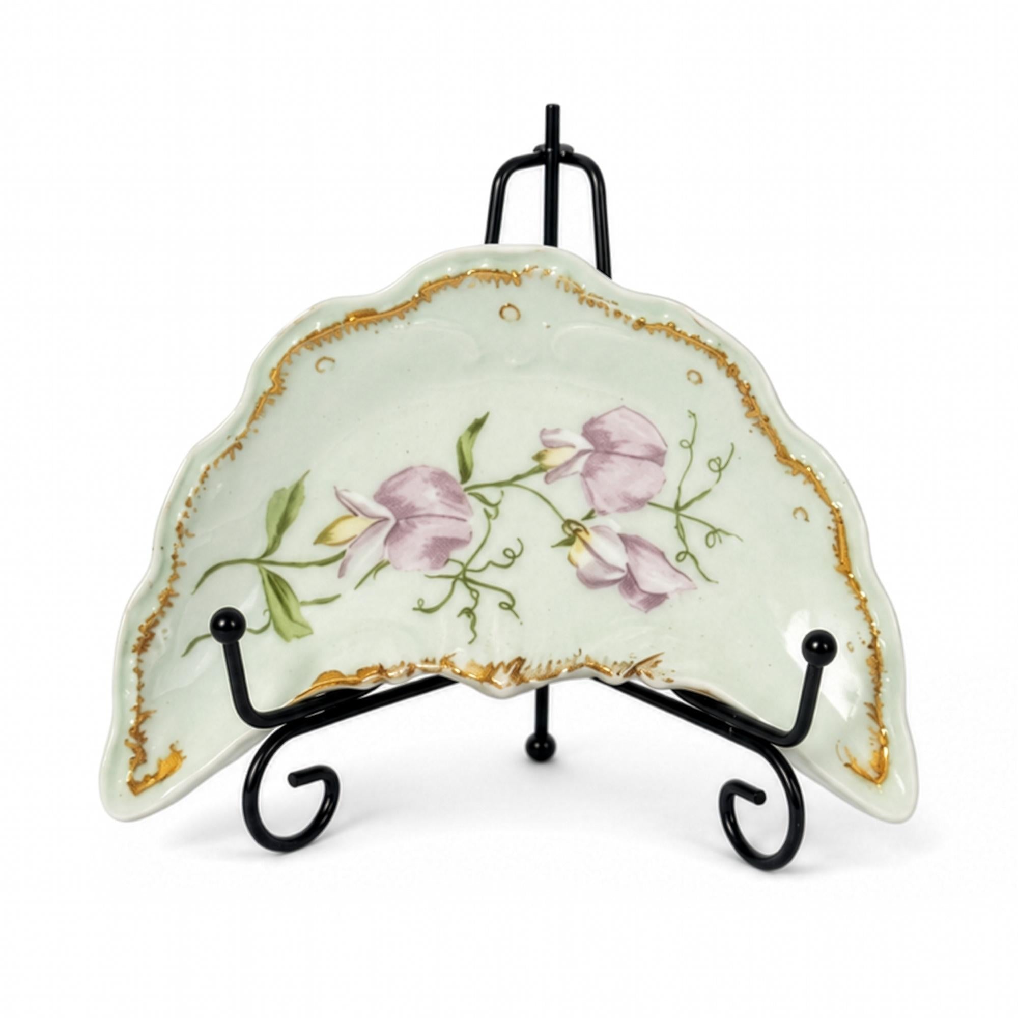 Antique Charles Martin Limoges Porcelain Crescent Dishes Set, 1920 — image 2