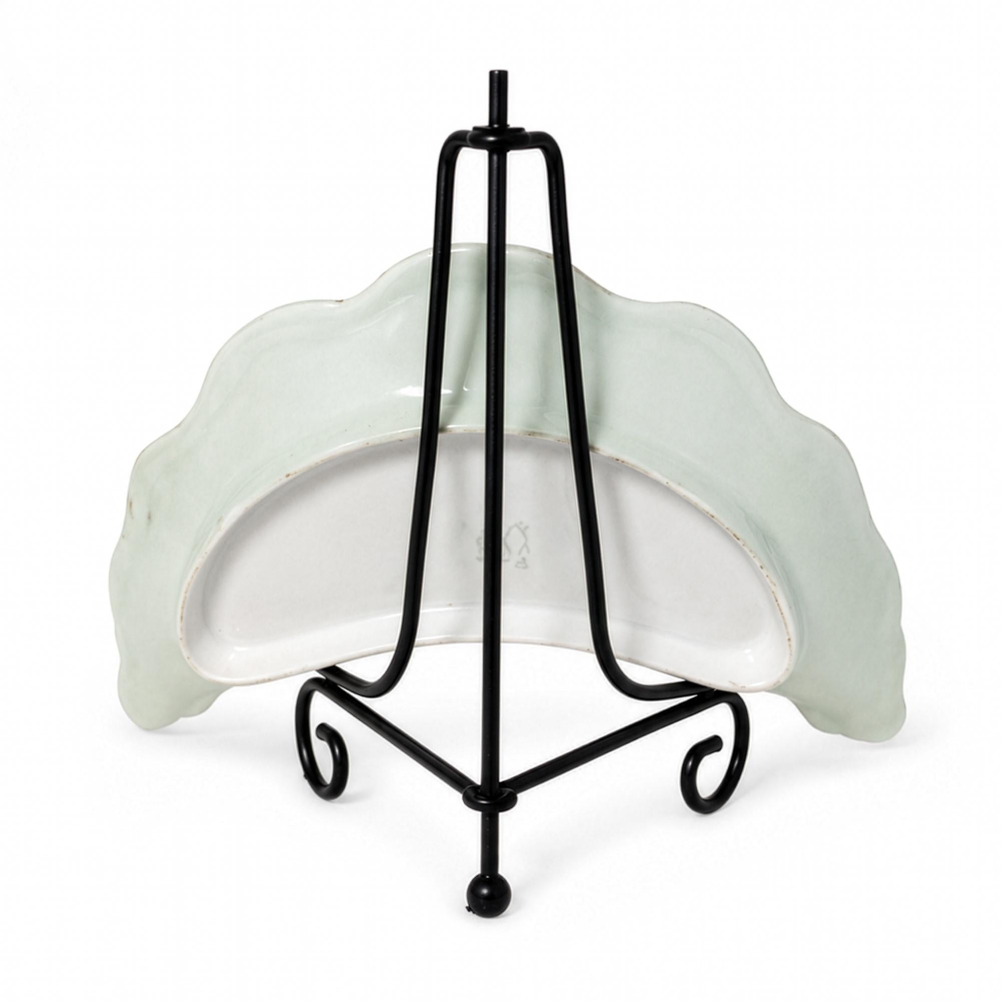 Antique Charles Martin Limoges Porcelain Crescent Dishes Set, 1920 — image 3
